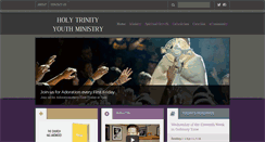 Desktop Screenshot of holytrinitysatyouth.org